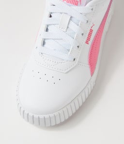 393877 CARINA 2.0 SG JR PM WHITE STRAWBERRY PURPLE POP LEATHER