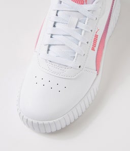393876 CARINA 2.0 SG JR PM WHITE STRAWBERRY PURPLE POP LEATHER
