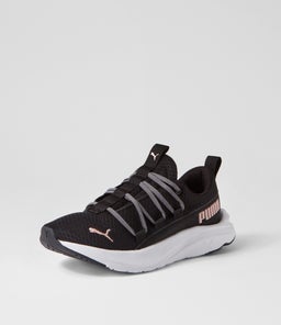 377672 SOFTRIDE 1 4ALL PM BLACK ROSE GOLD WHITE MESH