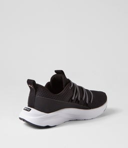 377672 SOFTRIDE 1 4ALL PM BLACK ROSE GOLD WHITE MESH