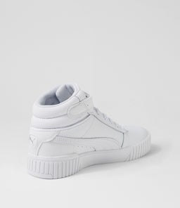 385851 CARINA 2.0 MID PM WHITE WHITE SILVER LEATHER