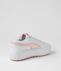 392320 KAIA 2.0 PM WHITE FROSTY PINK POPPY PINK LEATHER