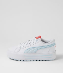 392320 KAIA 2.0 PM WHITE ICY BLUE ELECTRIC BLUSH LEATHER