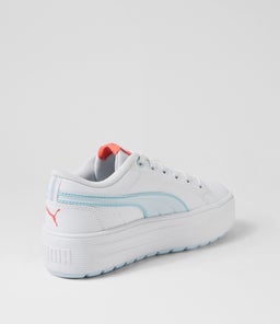 392320 KAIA 2.0 PM WHITE ICY BLUE ELECTRIC BLUSH LEATHER