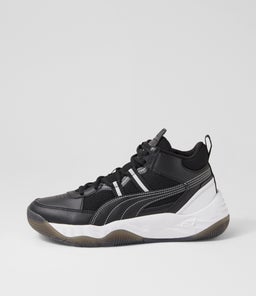 393836 REBOUND FUTURE JR PM BLACK WHITE SHADOW GREY MESH