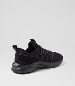 377671 SOFTRIDE ONE4ALL PM BLACK LIME DK GRAY MESH
