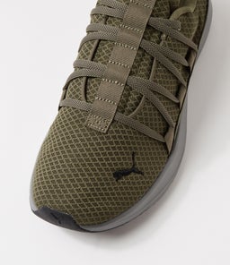 377671 SOFTRIDE ONE4ALL PM OLIVE DK GRAY BLACK MESH