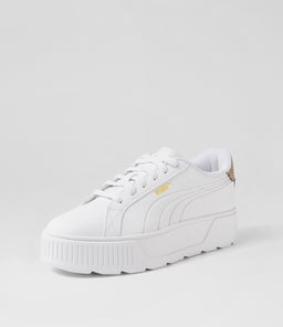 395099 KARMEN METALLIC PM WHITE SILVER GOLD SMOOTH