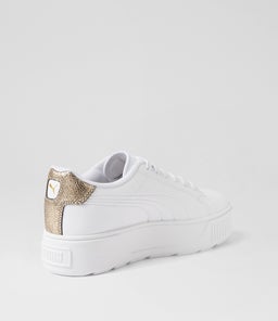 395099 KARMEN METALLIC PM WHITE SILVER GOLD SMOOTH