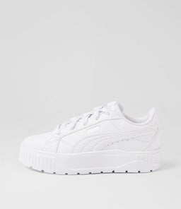 KARMEN II JNR PM WHITE WHITE SILVER SMOOTH