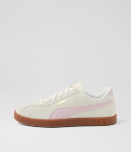 PUMA CLUB II W PM WARM WHITE ROSE MAUVE GUM SUEDE