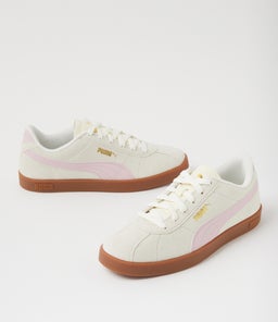PUMA CLUB II W PM WARM WHITE ROSE MAUVE GUM SUEDE