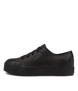 HARLEM SNR RC BLACK LEATHER