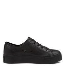 HARLEM SNR RC BLACK LEATHER