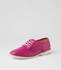 DERBY PUNCH MAGENTA LEATHER