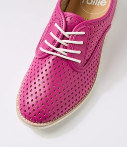 DERBY PUNCH MAGENTA LEATHER