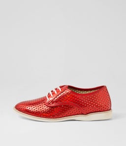 DERBY PUNCH RED FOIL LEATHER