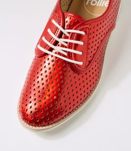 DERBY PUNCH RED FOIL LEATHER