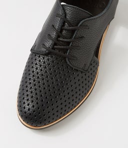 SIDECUT PUNCH ALL BLACK LEATHER