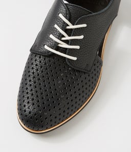 SIDECUT PUNCH ALL BLACK LEATHER