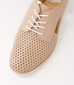 SIDECUT PUNCH CHALK PINK LEATHER