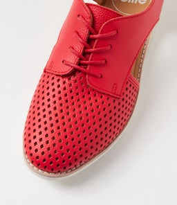 SIDECUT PUNCH FIESTA RED LEATHER