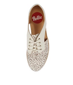 SIDECUT X SNOW LEOPARD WHITE LEATHER