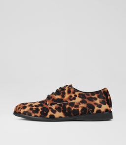 DERBY PRINT X DK CAMEL LEOPARD BLACK PONY