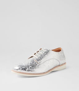 DERBY PRINT X SILVER FLOWER LEATHER