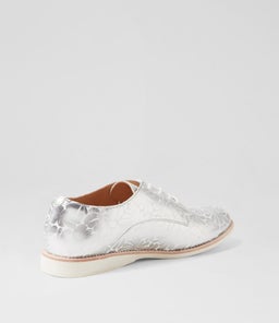 DERBY PRINT X SILVER FLOWER LEATHER
