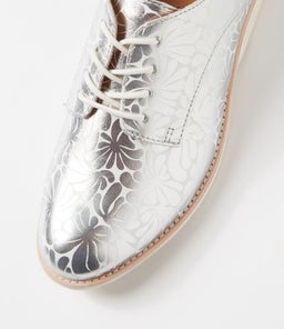 DERBY PRINT X SILVER FLOWER LEATHER