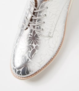 DERBY PRINT X SILVER FLOWER LEATHER