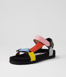 SANDAL TOOTH WEDGE RL CITRUS SPLASH LEATHER
