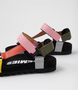 SANDAL TOOTH WEDGE RL CITRUS SPLASH LEATHER
