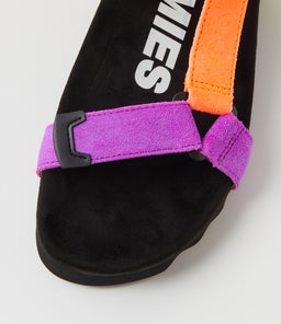 SANDAL TOOTH WEDGE RL NEON POP LEATHER