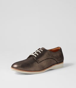 DERBY 3.0 RL DISTRESSED PEWTER LEATHER