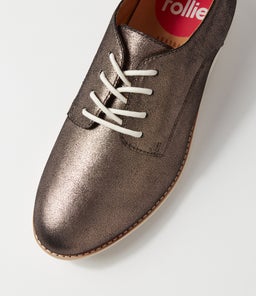 DERBY 3.0 RL DISTRESSED PEWTER LEATHER