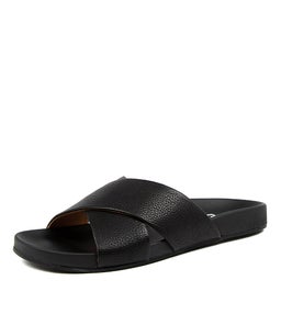 TIDE CROSS SLIDE RL BLACK LEATHER