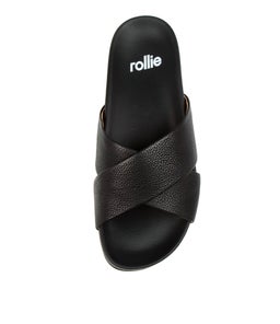 TIDE CROSS SLIDE RL BLACK LEATHER