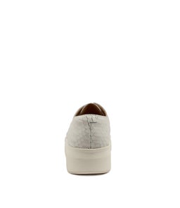 DERBY CITY I RL WHITE GEO LEATHER
