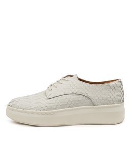 DERBY CITY I RL WHITE GEO LEATHER