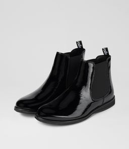 CHELSEA BOOT RL BLACK PATENT LEATHER