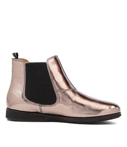 CHELSEA X RL PEWTER BLACK PATENT LEATHER