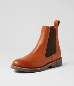 CHELSEA RISE BOOT RL VINTAGE TAN LEATHER