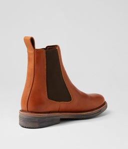 CHELSEA RISE BOOT RL VINTAGE TAN LEATHER