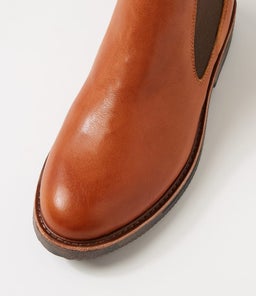 CHELSEA RISE BOOT RL VINTAGE TAN LEATHER