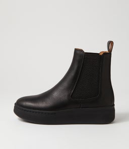CHELSEA CITY RL ALL BLACK TUMBLE LEATHER