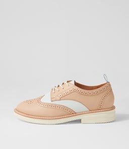 BROGUE RISE RL VEG TAN WHITE LEATHER