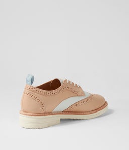 BROGUE RISE RL VEG TAN WHITE LEATHER
