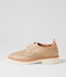 BROGUE RISE PUNCH RL LATTE LEATHER